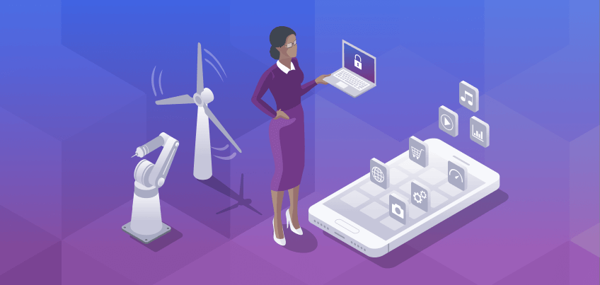 illustration of machine identity